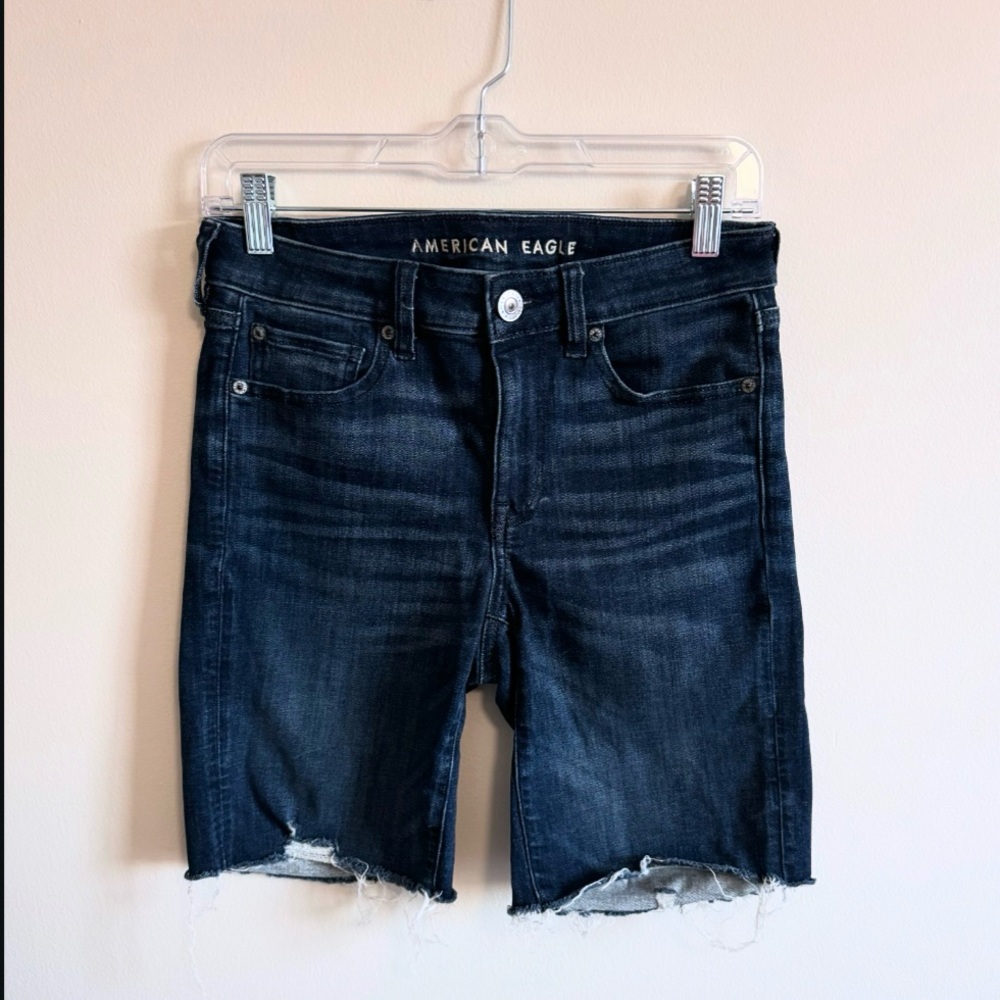 American Eagle Dark Denim Shorts